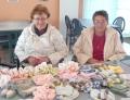 la layette tricotée par les dames de Kerlaran, 10 octobre 2011