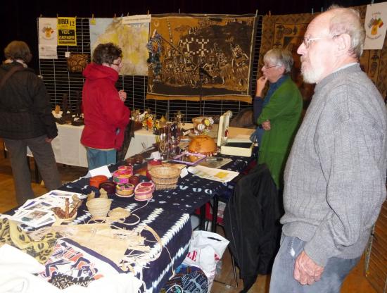 au Marché de Noël , déc.2011, Maurice et Josette