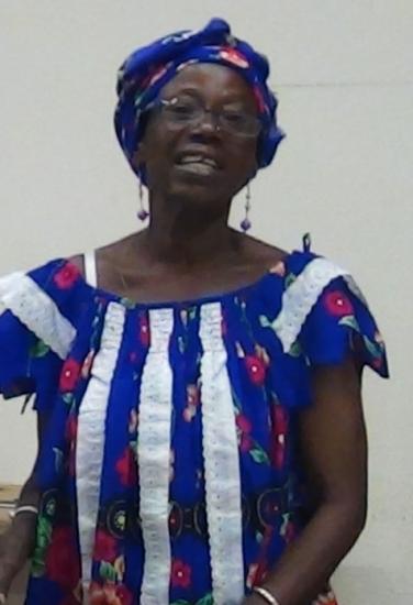 Djenéba Tessougué à Quéven, octobre 2012