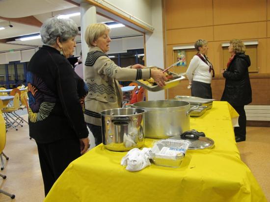9 mars 2013,Marche en Corps, le dîner