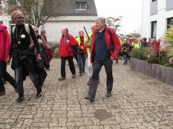 9 mars 2013, l'arrivée de Marche en Corps à la Mairie (3)