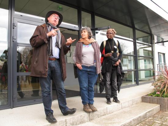 9 mars 2013 , l'accueil de Marche en Corps à la Mairie