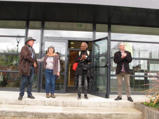 9 mars 2013 , l'accueil de Marche en Corps en mairie