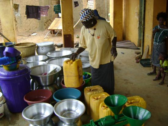 préparation de l'huile de sésame - sept 2012