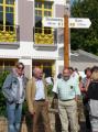 représentants du CQK, lors de l'inauguration de l'Arbre des jumelages