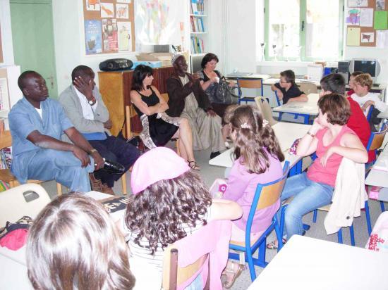 les Korois à l'école Jean-Jaurès, juin 2010